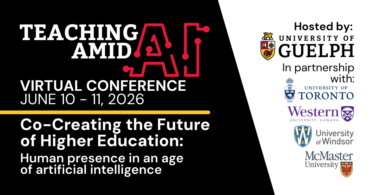Teaching Amid AI Conference Graphic